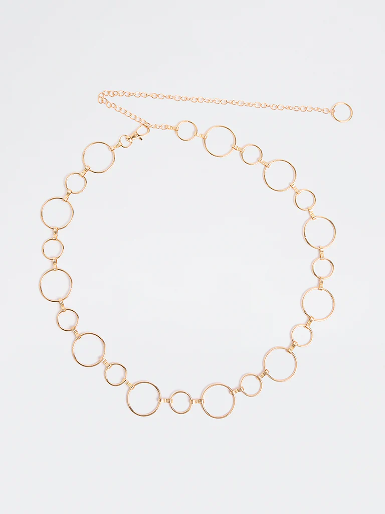 Westside Accessories Gold Link Chain Belt - Image 3