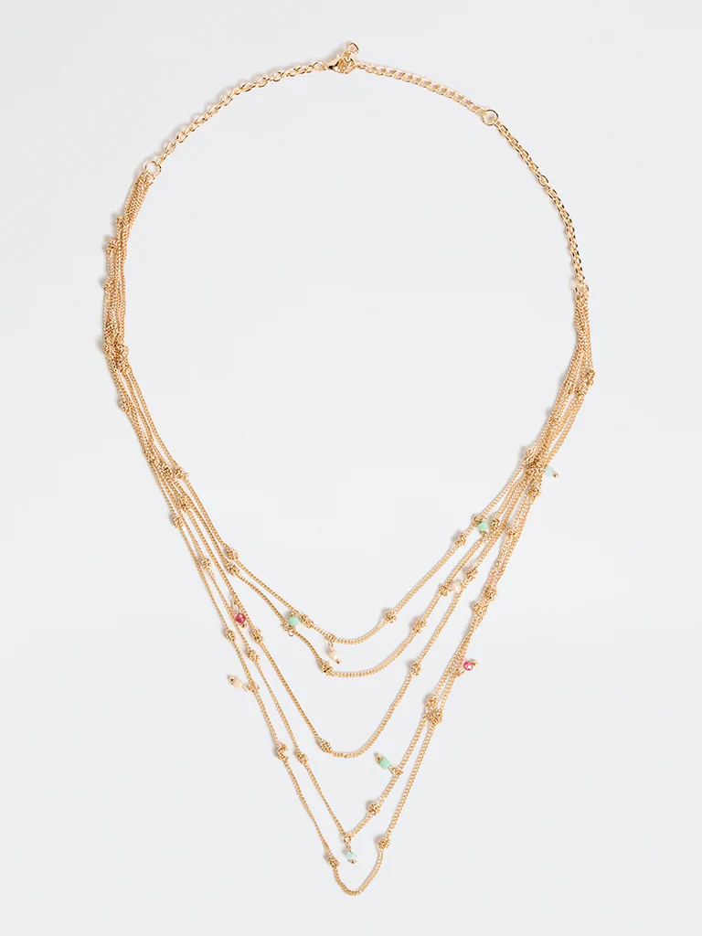 Westside Accessories Gold Multi-Layer Necklace
