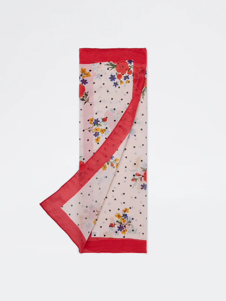Westside Accessories Multi Floral Design Scarf - Image 2