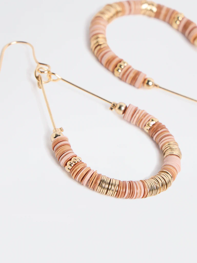 Westside Accessories Multicolour Beaded Drop Earrings - Image 3