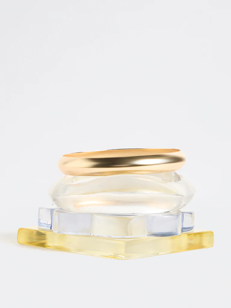 Westside Accessories Multicolour Resin and Metal Bangles – Pack of 3