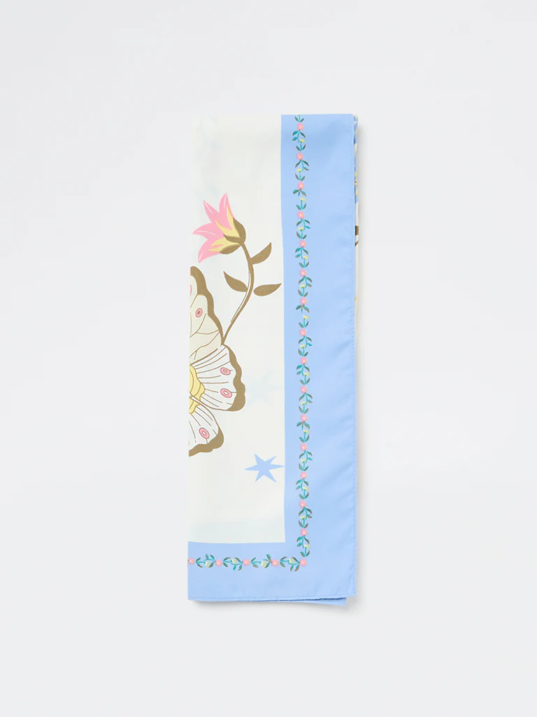 Westside Accessories Multicolour Sun and Floral Printed Scarf