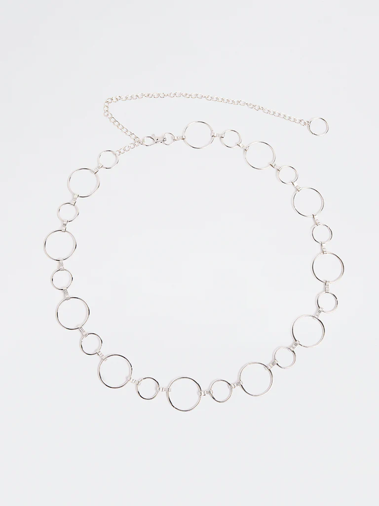 Westside Accessories Silver Link Chain Belt