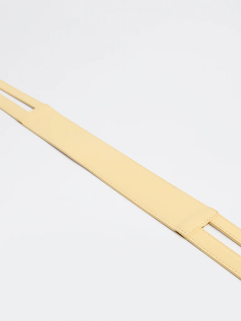 Westside Accessories Yellow Dual Buckle Belt - Image 2