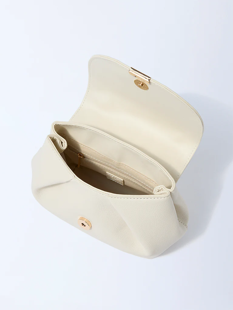 Westside Beige Potli Sling Bag - Image 4