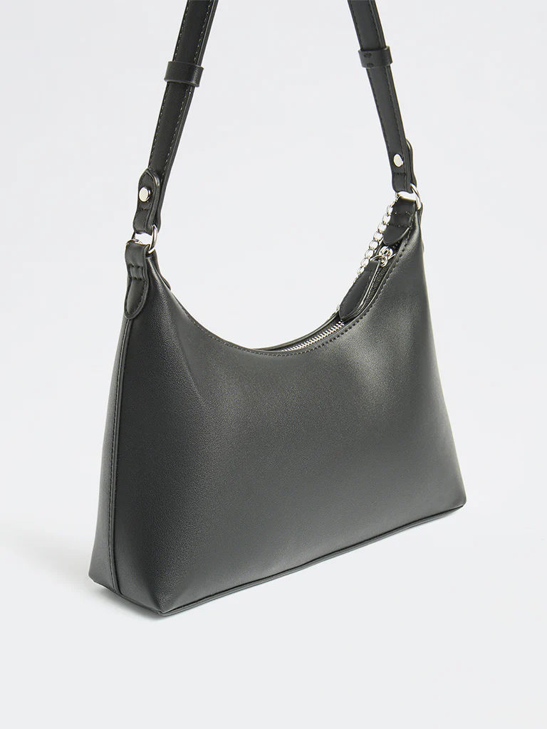 Westside Black Charms-Detail Shoulder Bag - Image 4
