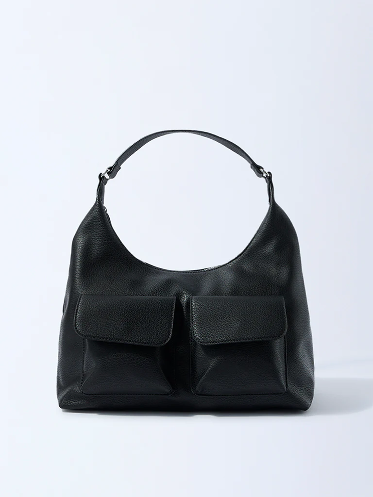 Westside Black Hobo Shoulder Bag