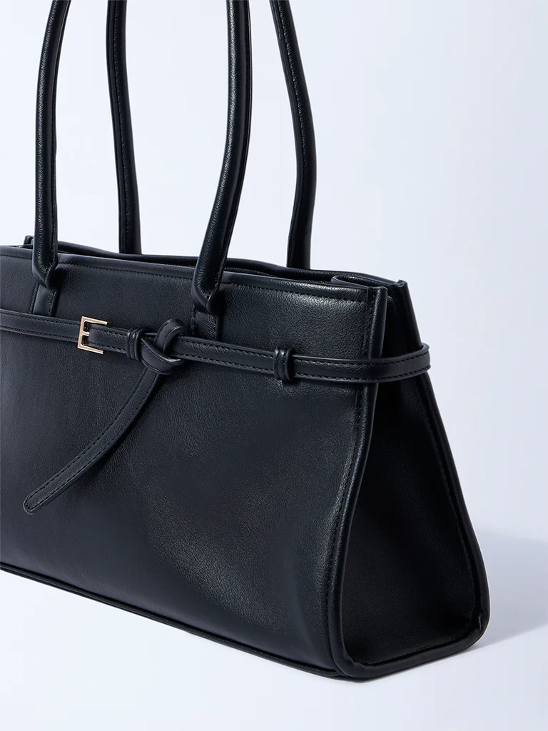 Westside Black Satchel Bag - Image 4