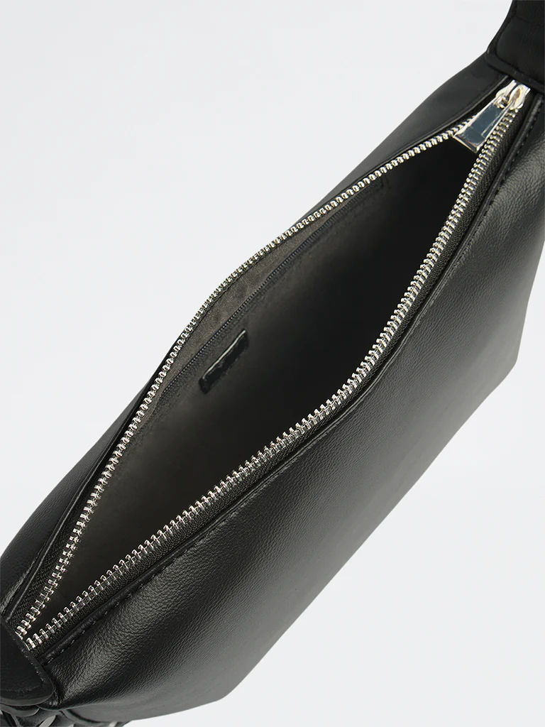 Westside Black Stud-Detail Shoulder Bag - Image 4