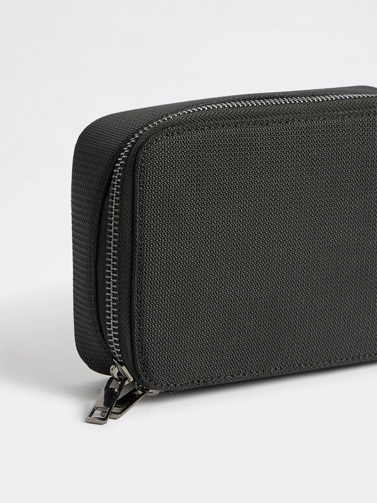 Westside Black Textured Sling Bag - Image 3