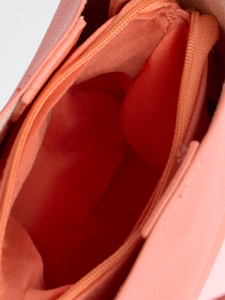 Westside Coral Textured Mobile Sling Bag with a Pouch - Image 4