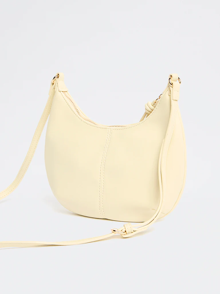 Westside Cream Crescent Sling Bag - Image 2