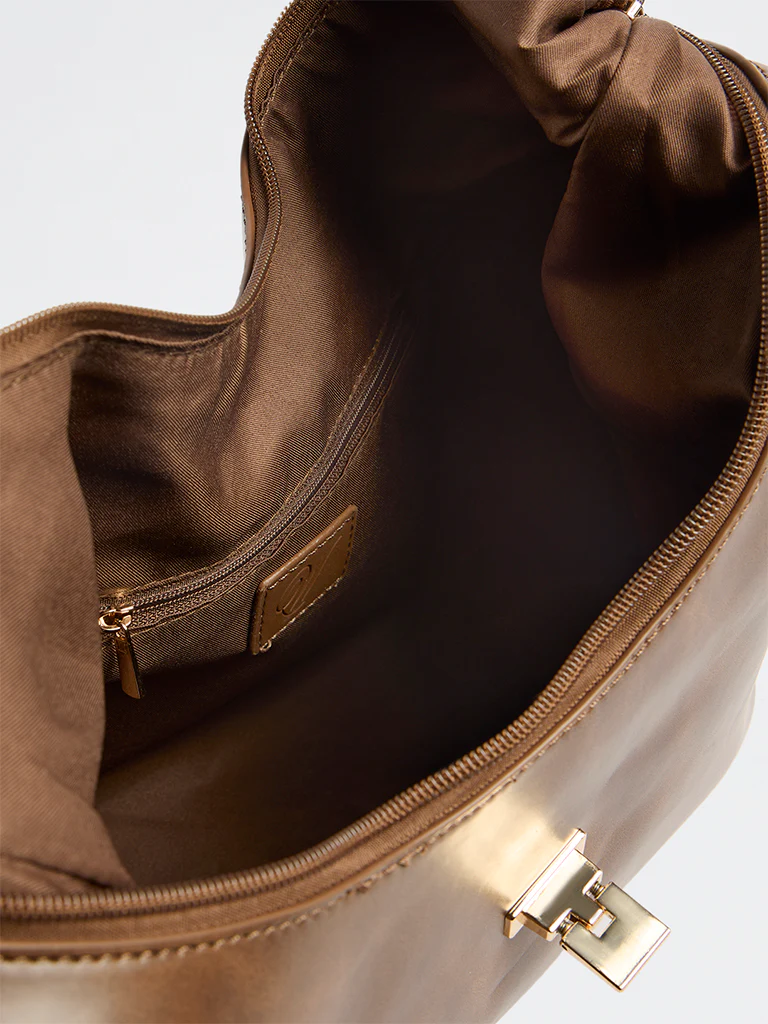 Westside Dark Brown Shoulder Bag - Image 4