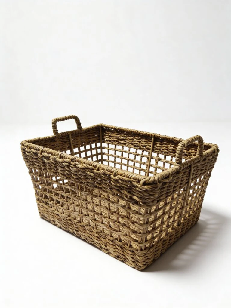 Westside Home Brown Open Weave Basket - Image 2