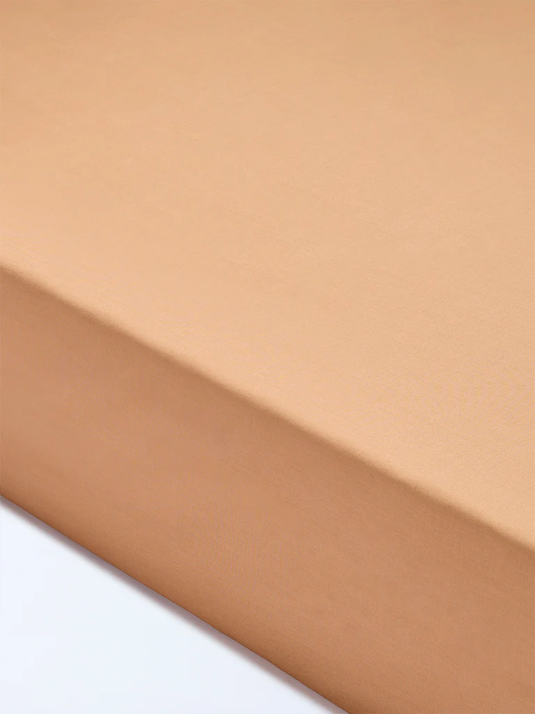 Westside Home Brown Solid King Bed Sheet Set - Image 2