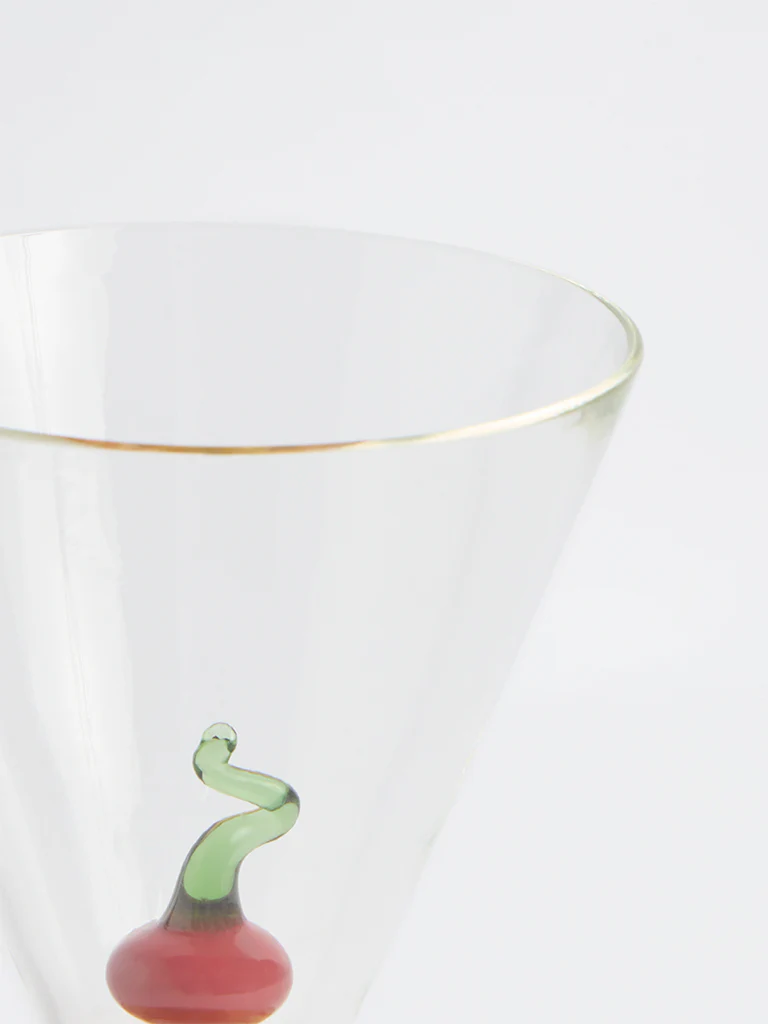 Westside Home Cherry Design Water Glass - Image 3