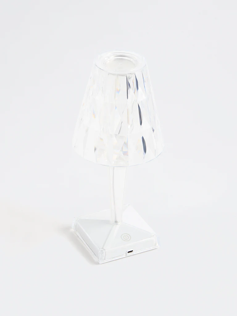 Westside Home Clear Acrylic Table Lamp - Image 3