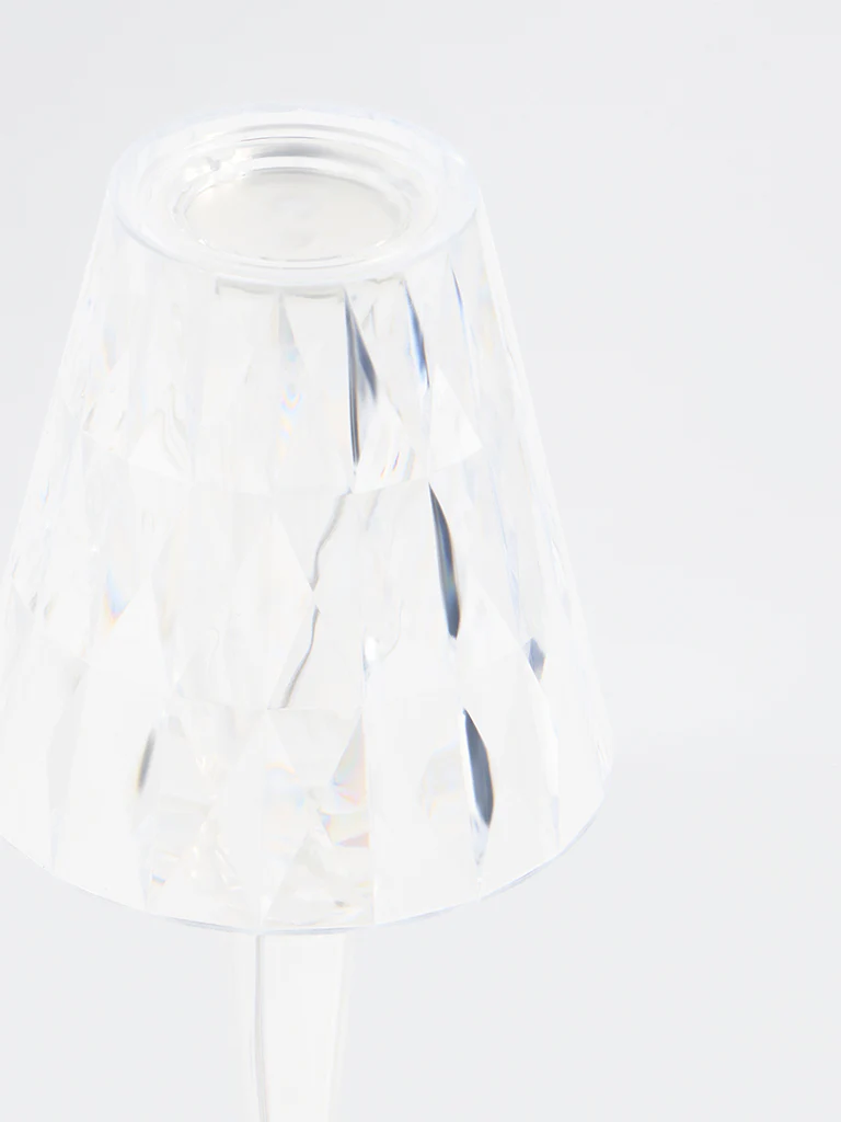 Westside Home Clear Acrylic Table Lamp - Image 4