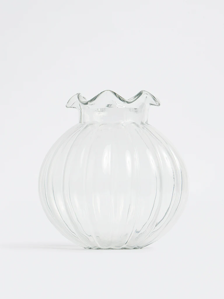 Westside Home Clear Flower Vase - Large