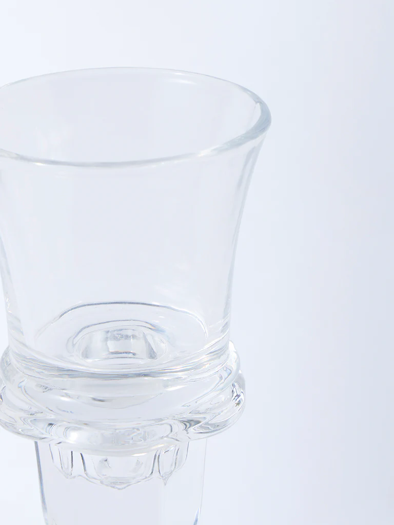Westside Home Clear Glass Tapered Tealight Candle Holder - Large - Image 3