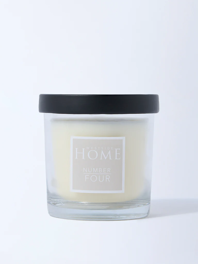 Westside Home Clear Lava Rock Scented Glass Candle