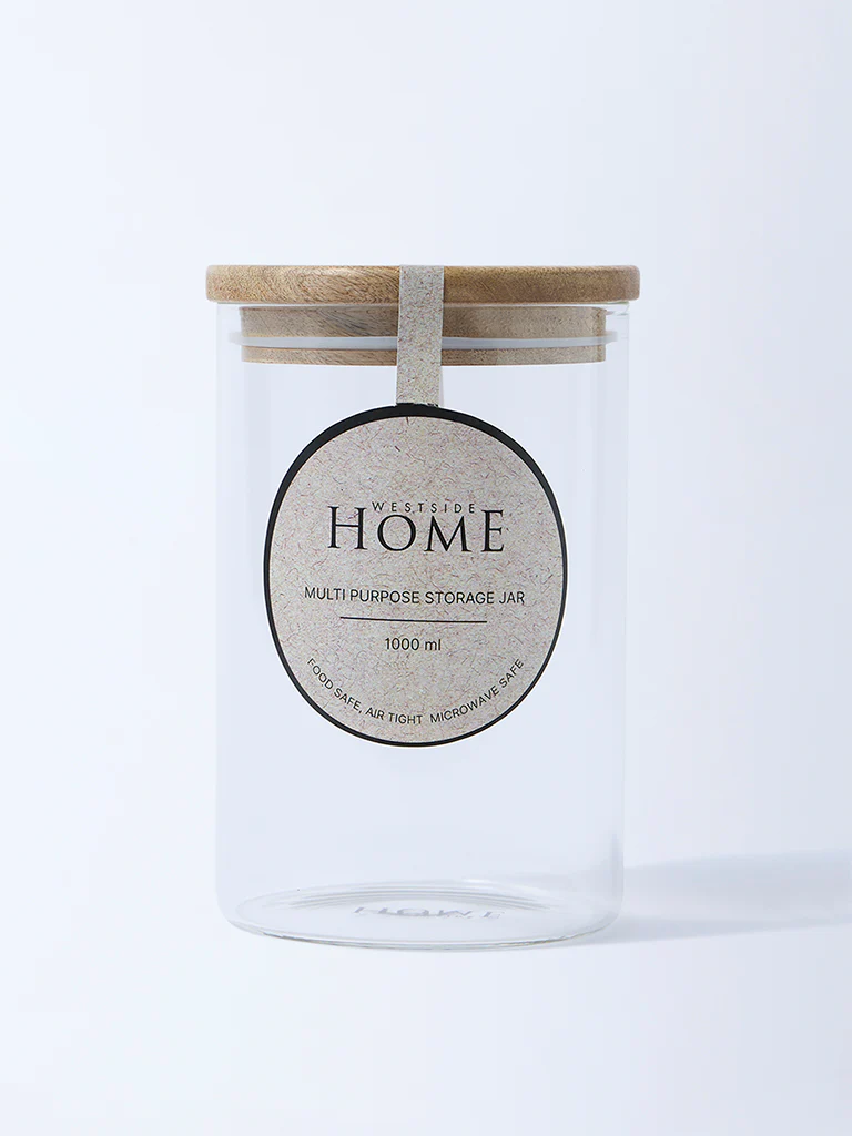Westside Home Clear Multi Purpose Storage Jar - 1000ML