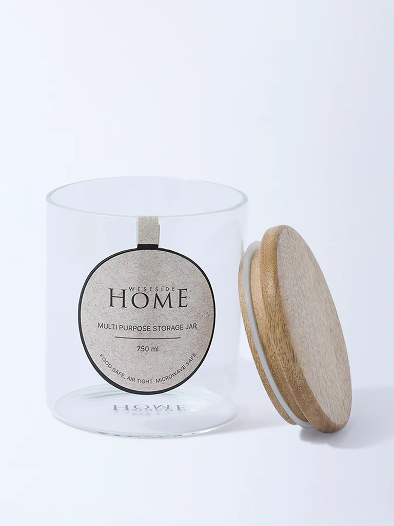 Westside Home Clear Multi Purpose Storage Jar - 750ML - Image 2