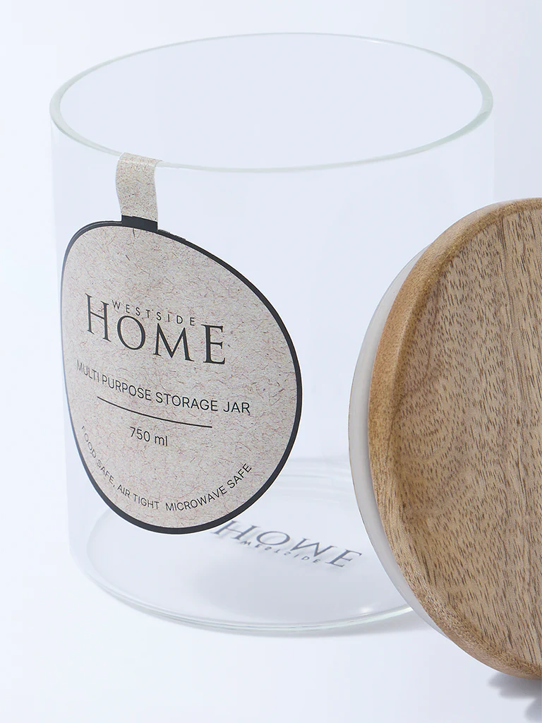 Westside Home Clear Multi Purpose Storage Jar - 750ML - Image 3