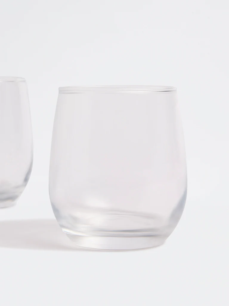 Westside Home Clear Water Glass (Set of 4) - Image 3