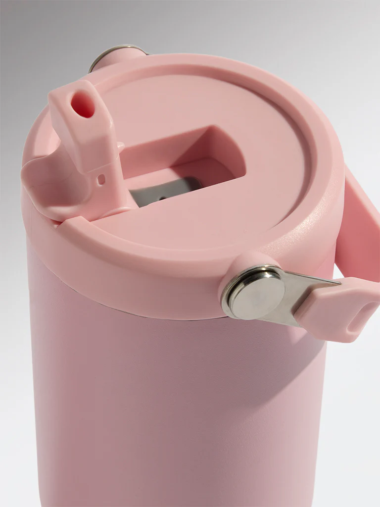Westside Home Dusty Pink Insulated Tumbler Water Bottle - 850ML - Image 4