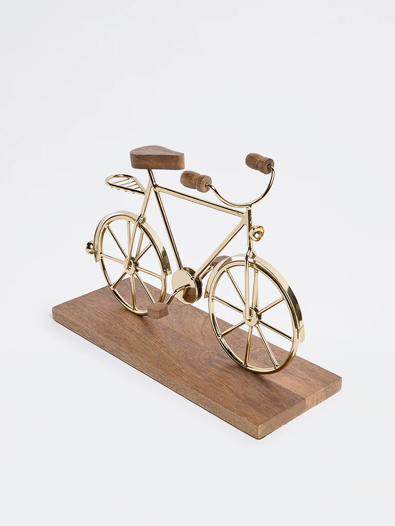 Westside Home Gold Bicycle Decorative Object - Image 2