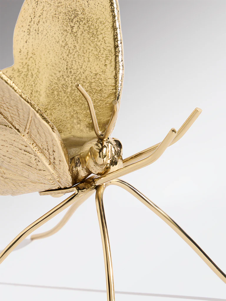 Westside Home Gold Butterfly Sculpture - Image 3