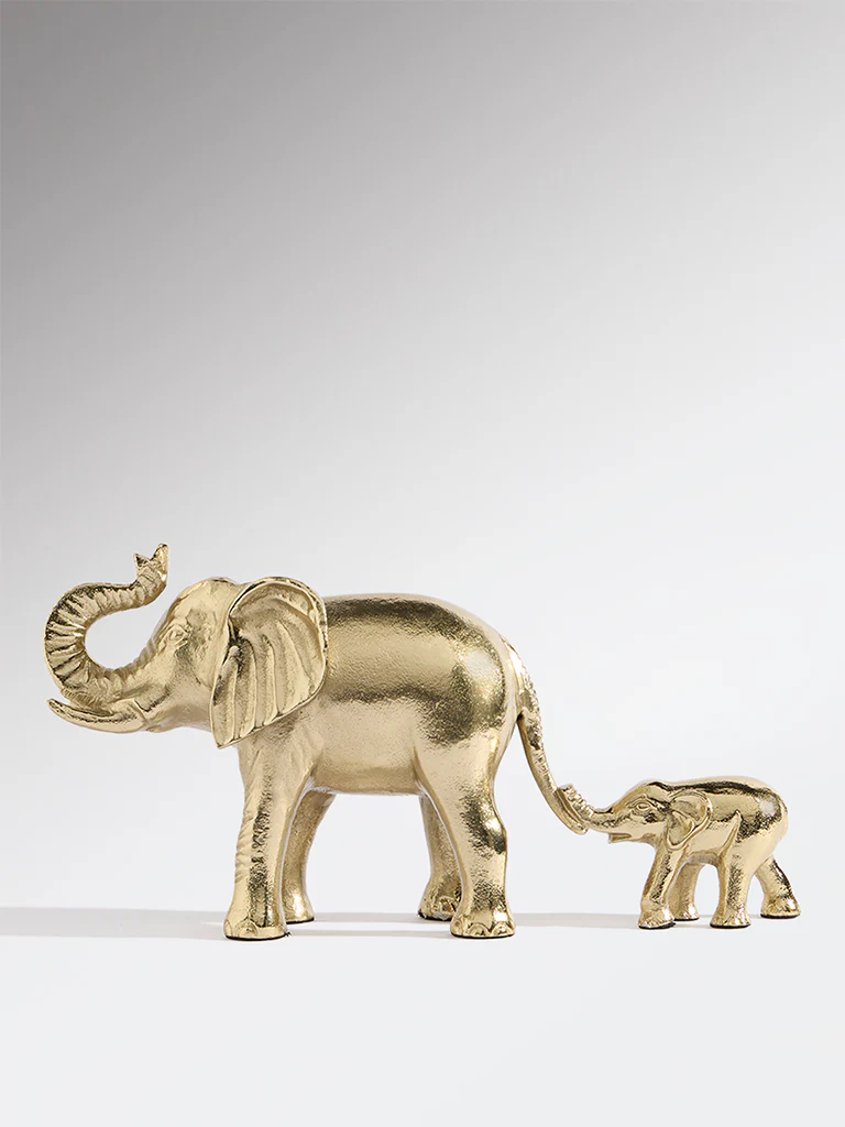 Westside Home Gold Elephant Sculpture