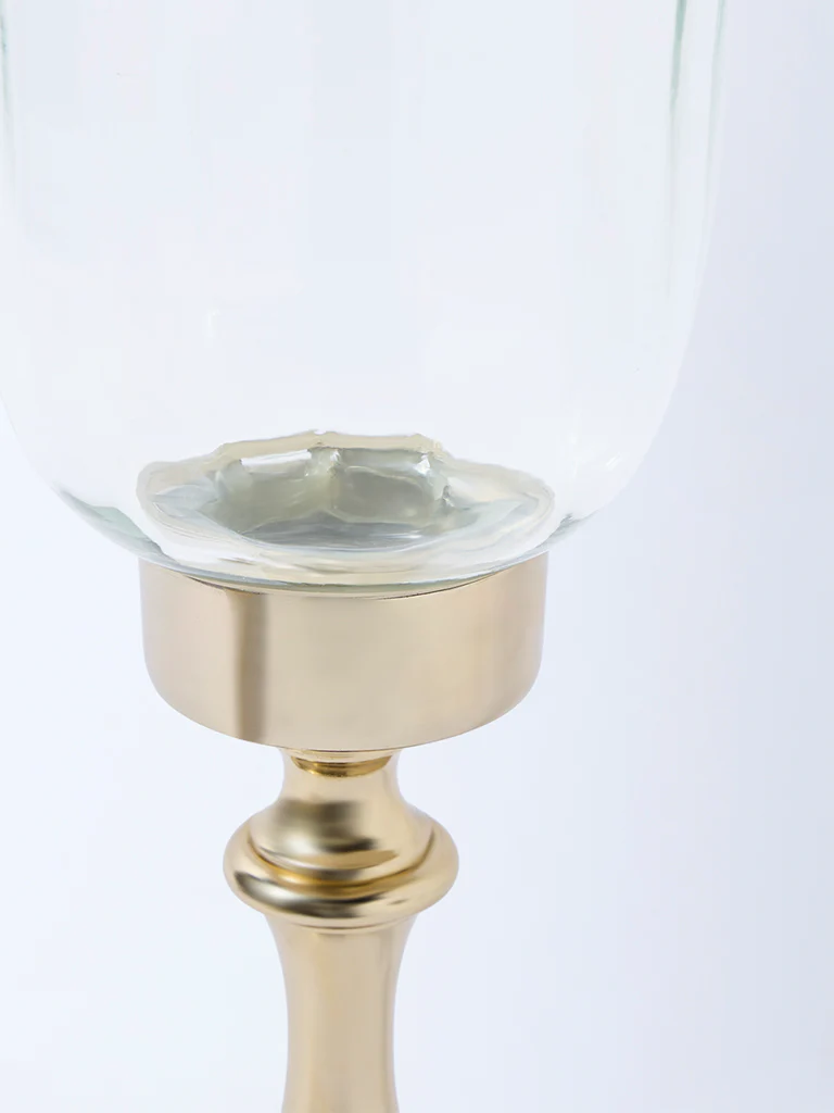 Westside Home Gold Flute Candle Stand - Large - Image 3