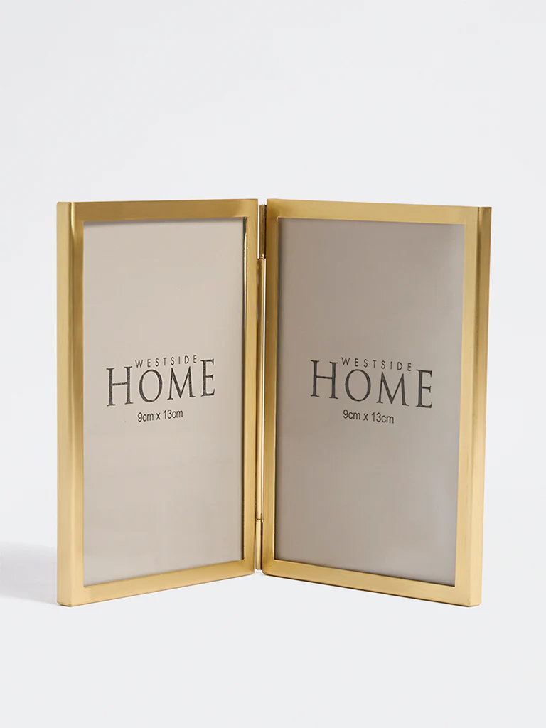 Westside Home Gold Folding Metal Photo Frame - Image 2