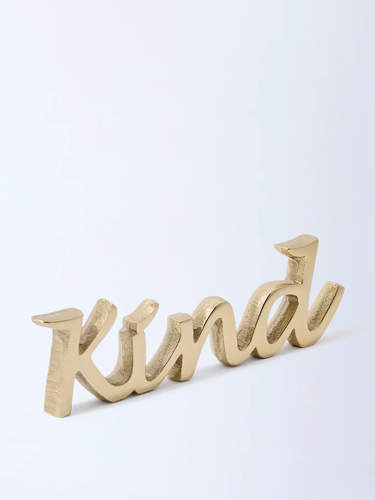 Westside Home Gold Kind Text Decorative Object - Image 2