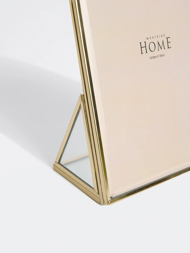 Westside Home Gold Metal Oval Photo Frame - Image 3