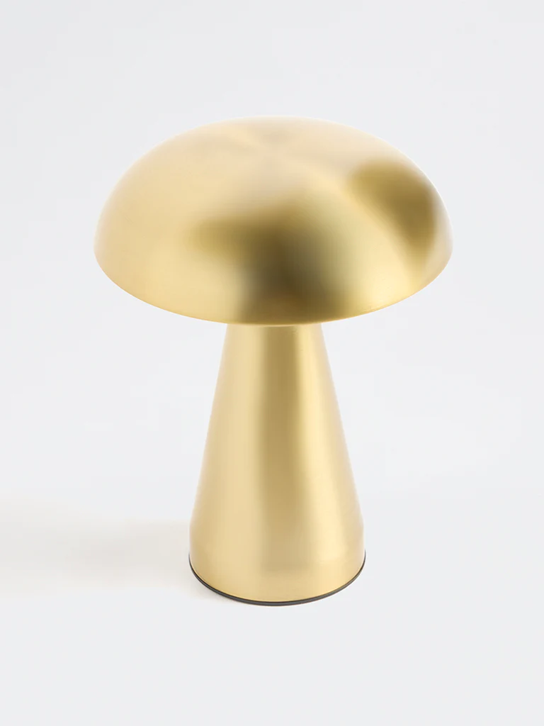 Westside Home Gold Mushroom Table Lamp - Image 3