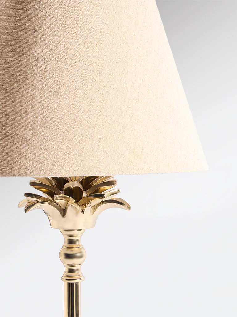 Westside Home Gold Palm Table Lamp - Image 3
