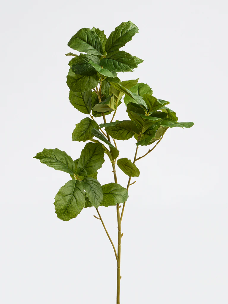 Westside Home Green Artificial Chestnut Leaves - Image 2