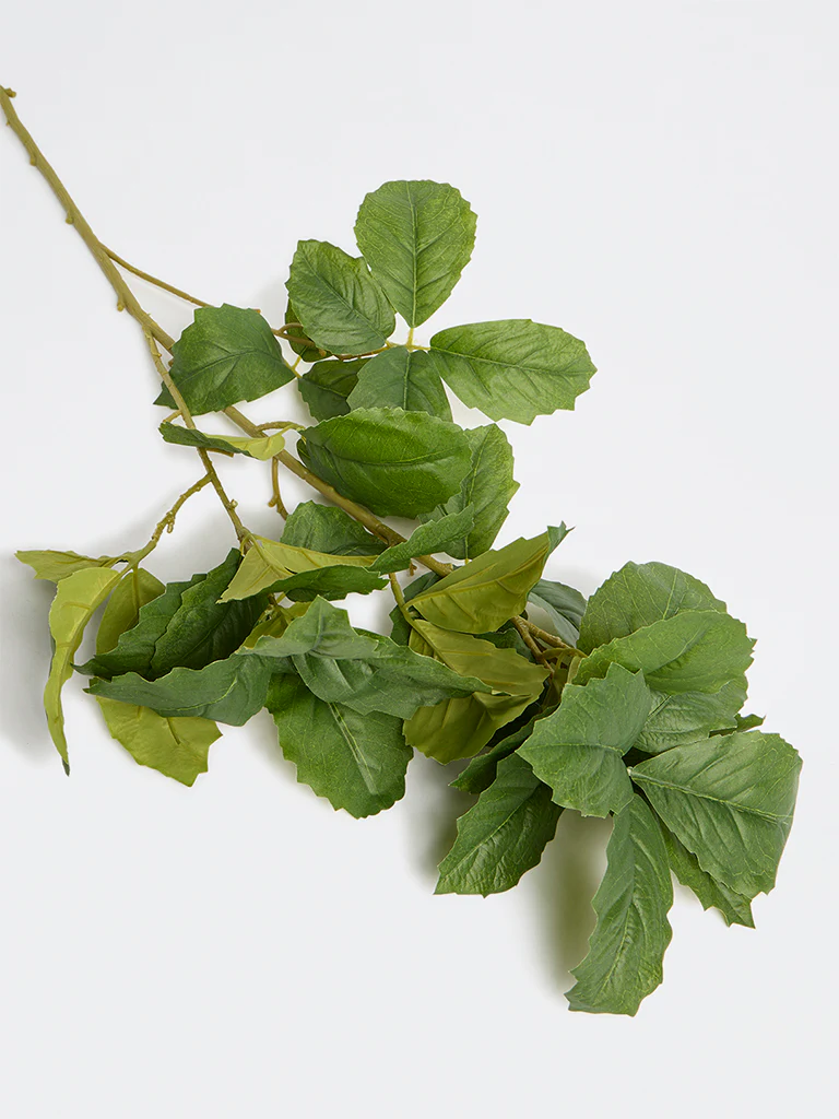Westside Home Green Artificial Chestnut Leaves - Image 3