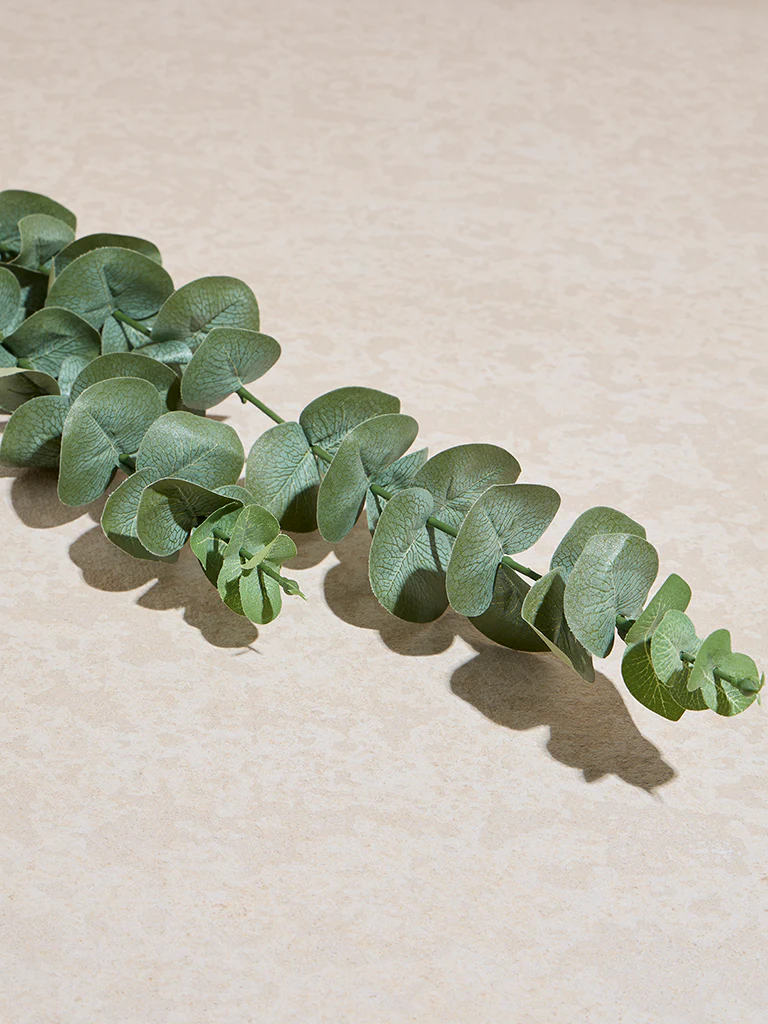 Westside Home Green Artificial Eucalyptus Plant - Image 2