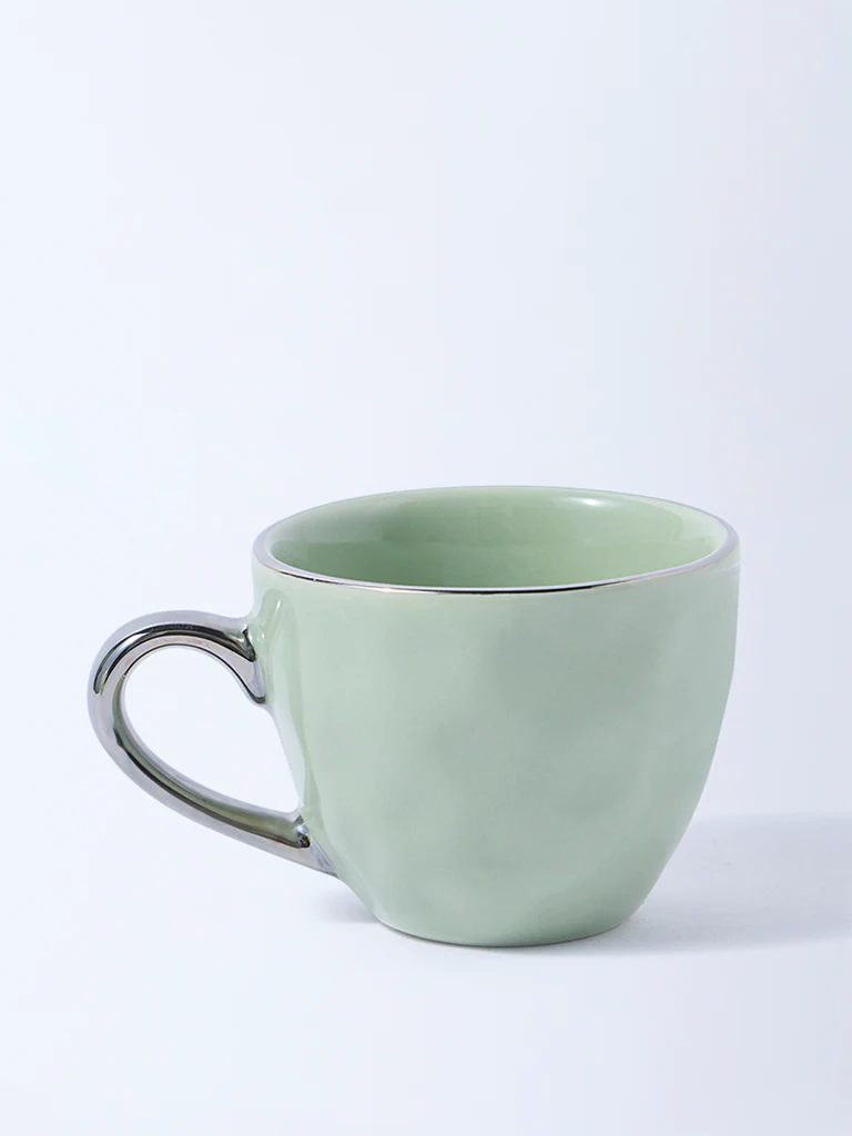 Westside Home Green Dimple Espresso Mug