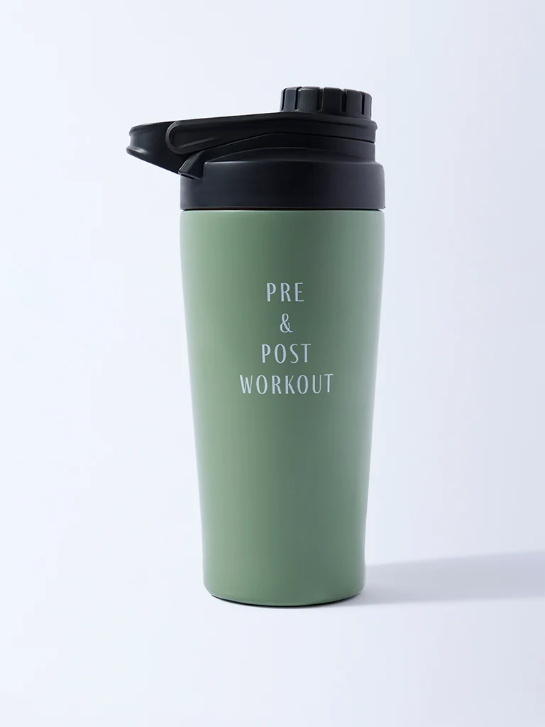 Westside Home Green Text Design Gym Shaker