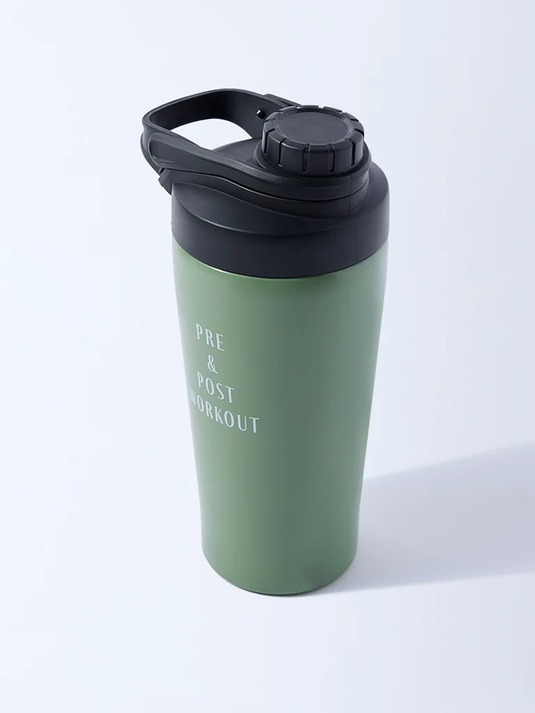 Westside Home Green Text Design Gym Shaker - Image 2