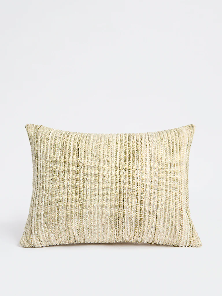Westside Home Green Textured Cushion Cover