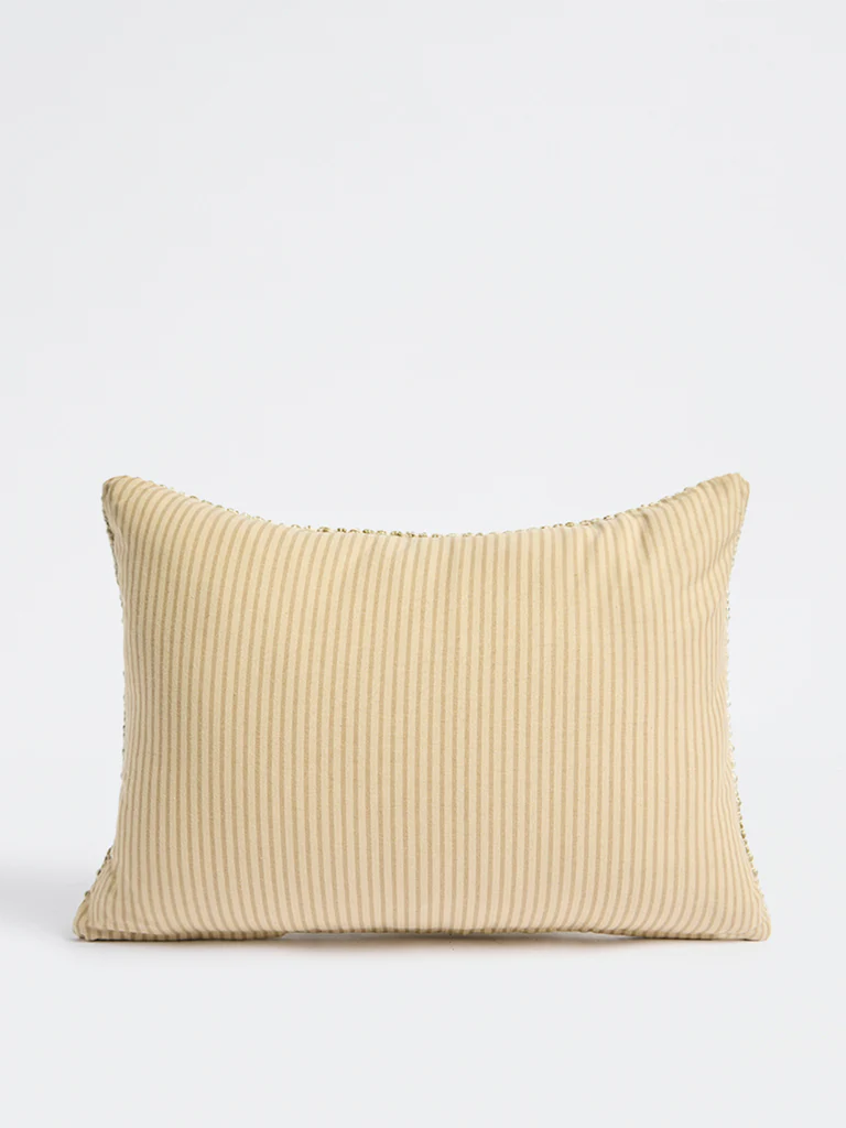 Westside Home Green Textured Cushion Cover - Image 2