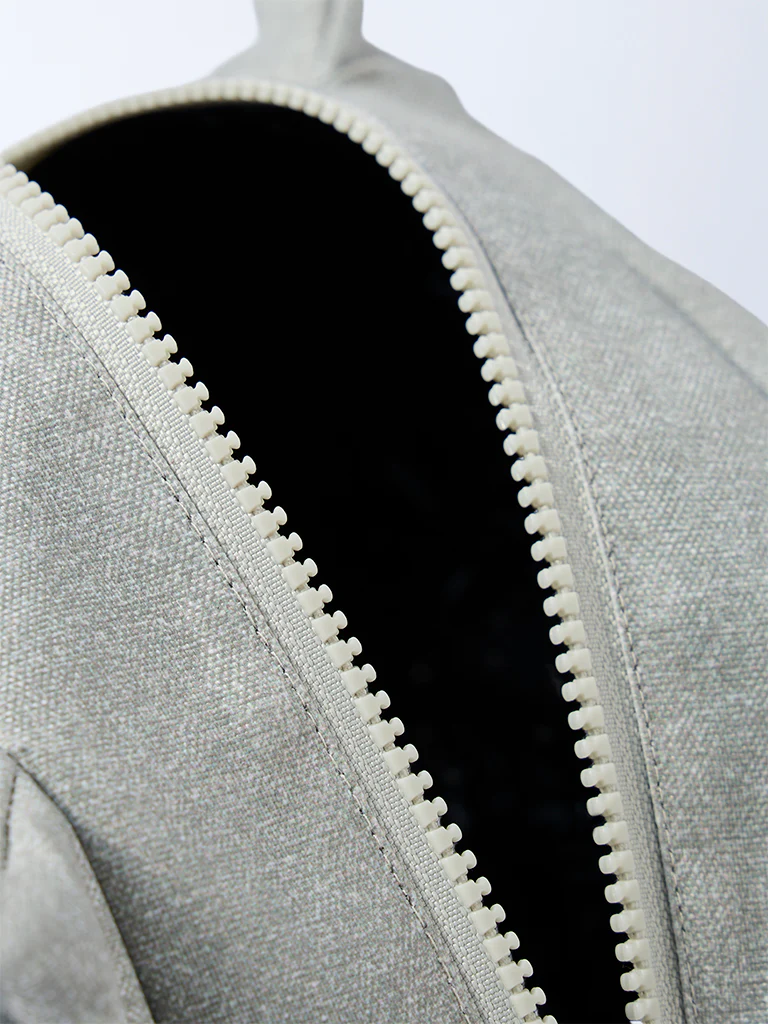 Westside Home Grey Solid Lunch Bag - Image 3