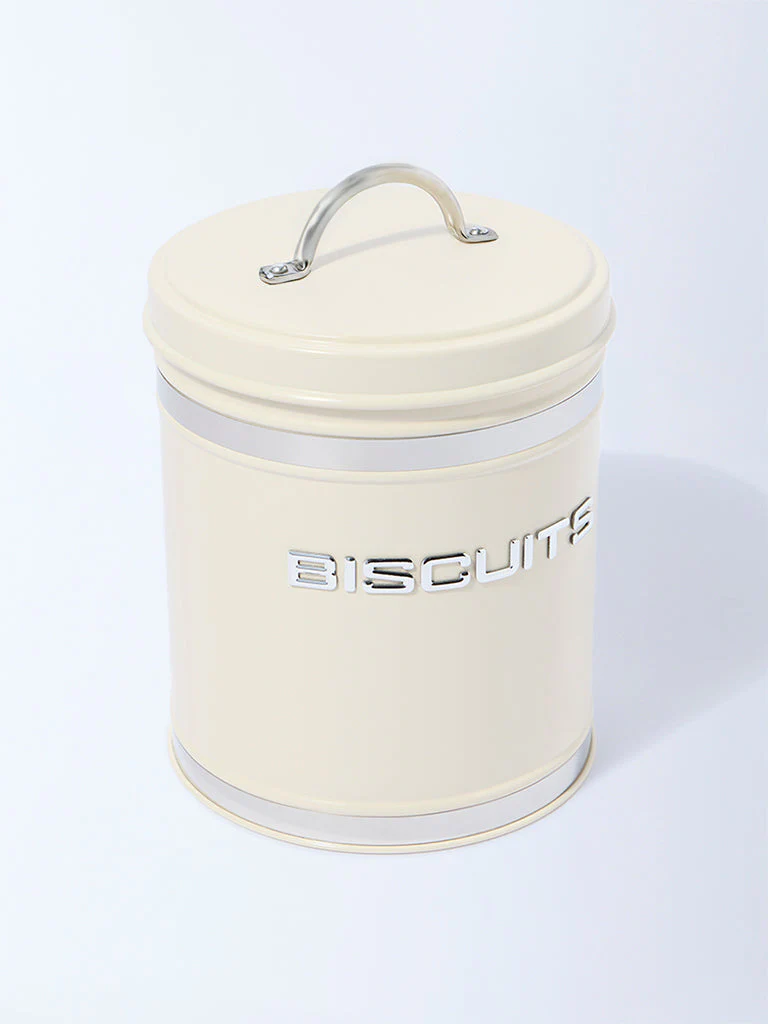 Westside Home Ivory Biscuits Storage Jar with Lid - Image 2