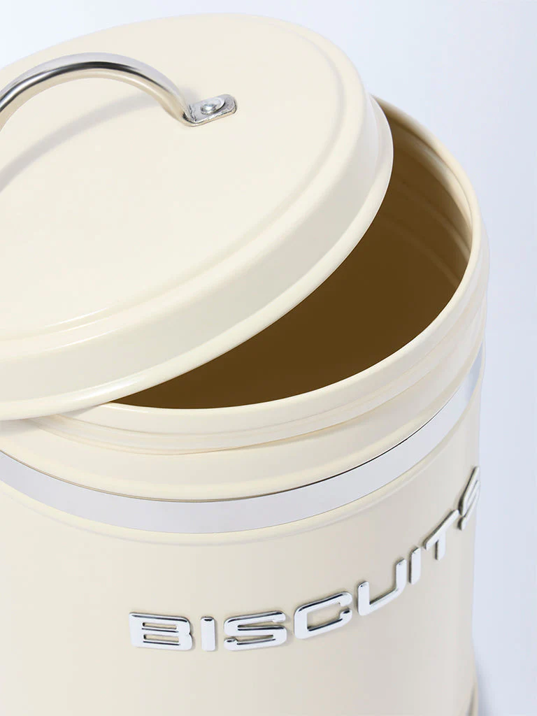 Westside Home Ivory Biscuits Storage Jar with Lid - Image 3